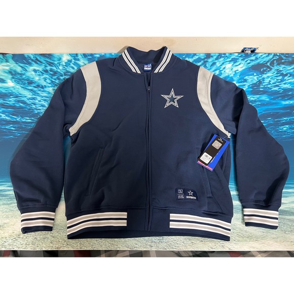 Ultra Game Other - ❄️Ultra Game NFL Dallas Cowboys Mens Navy Blue Varsity Full Zip Jacket